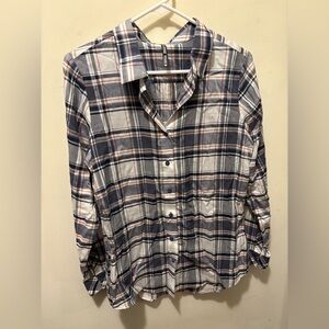 Kuhl Kamilia lightweight button down‎ plaid sz medium
